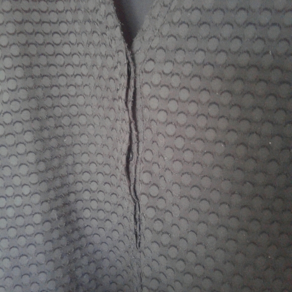 Womens Black Multilayered Blouse L - Picture 8 of 9